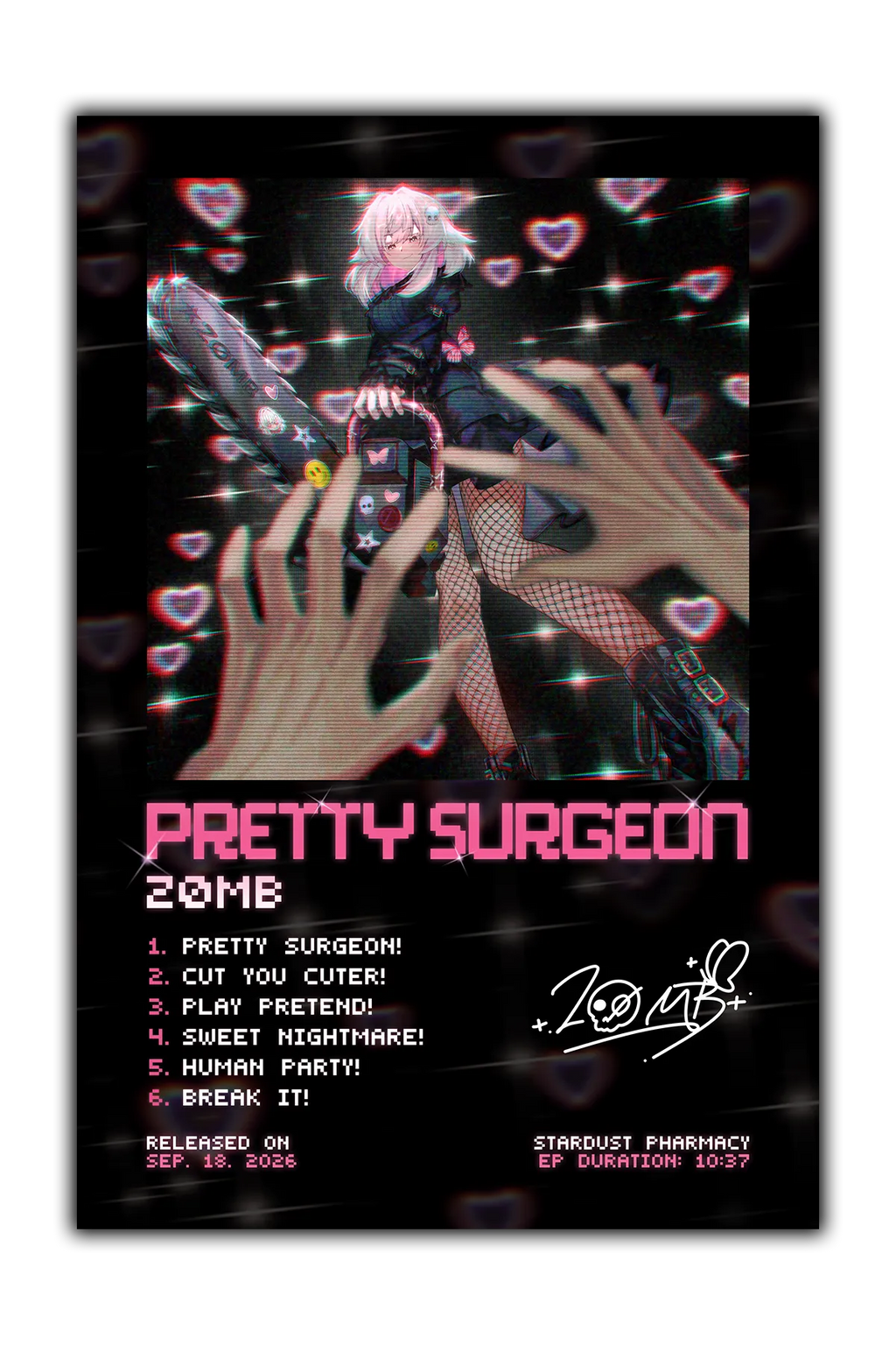 PRETTY SURGEON EP Poster